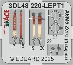 Eduard 3DL48220 A6M5 Zero (Nakajima) SPACE EDUARD 1/48 – immagine 4