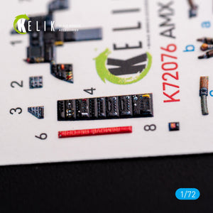 KELIK K72076 Amx Ghibli interior 3D decals for Italeri kit 1/72 – Bild 6