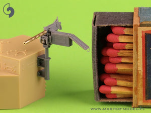 Master GM-35-087 Browning M1919 A4 .30 cal (7.62mm) - with M20 gun mount (used e.g. on M3 Stuart) or with D7431 cradle (e.g. M3 Scout Car) 1/35 – immagine 3