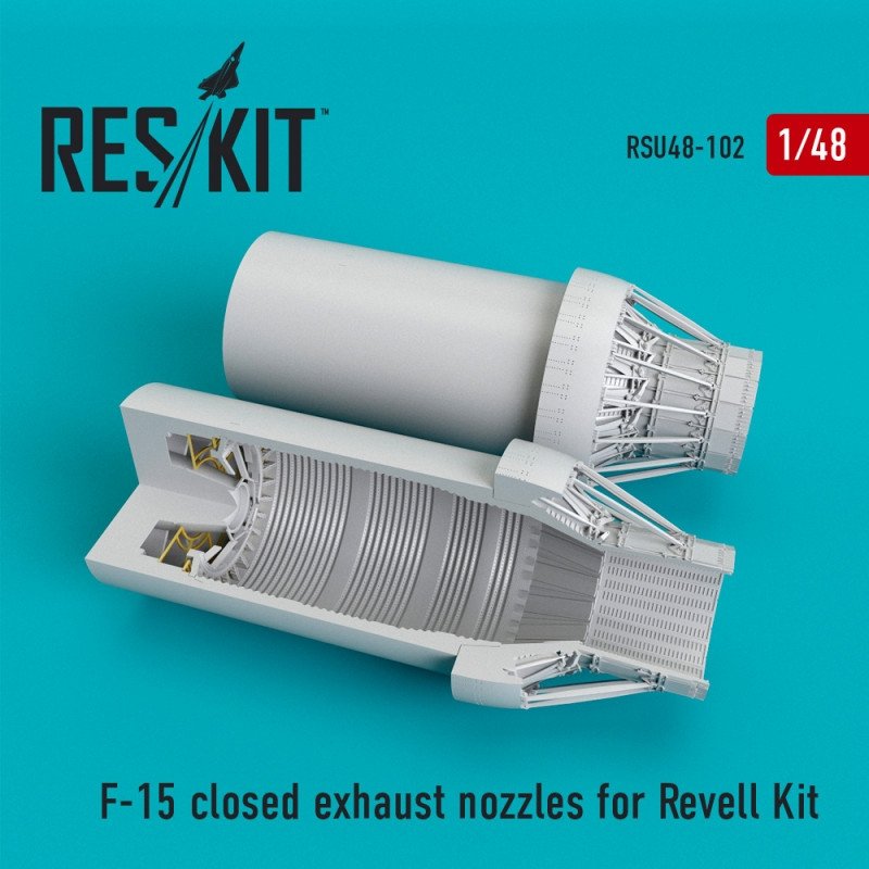 RESKIT RSU48-0102 F-15 closed exhaust nozzles for Revell kit 1/48