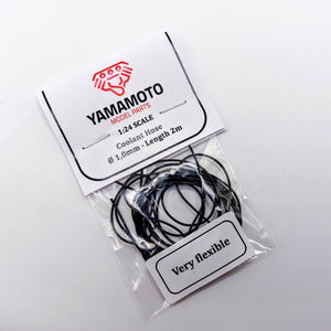 Yamamoto Model Parts YMPTUN77 Coolant Hose Black 1.0mm 2m very flexible 1/24