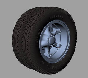 Panzer Art RE35-517 Renault AHN road wheels (Continental) 1/35 – Bild 2