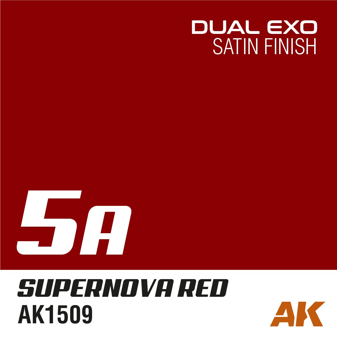 AK Interactive AK1509 DUAL EXO 5A – SUPERNOVA RED 60ML – image 2