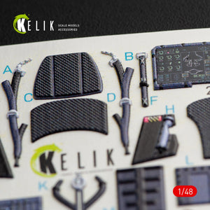 KELIK K48047 F-35A LIGHTNING II INTERIOR 3D DECALS FOR KITTY HAWK KIT 1/48 – image 3