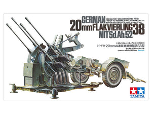 Tamiya 35091 20mm Flakvierling 38 MITSd.Ah.52 1/35 – Bild 2