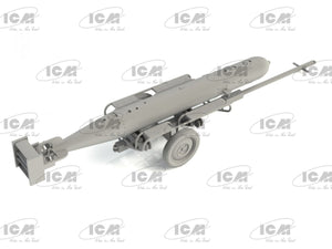 ICM 48404 WWII German Torpedo Trailer 1/48 – immagine 3