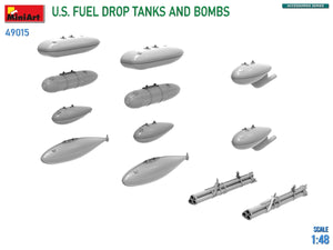 MiniArt 49015 US FUEL DROP TANKS AND BOMBS 1/48 – immagine 4