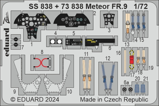Eduard SS838 Meteor FR.9 AIRFIX 1/72
