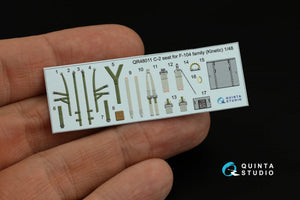 Quinta Studio QR48011 C-2 seat for F-104 family (Kinetic) 1/48 – imagen 8