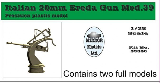 Mirror Models 35300 ITALIAN BREDA GUN MOD.39 1/35