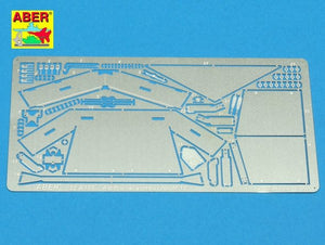 Aber 35A100 Adittional armor for US Tank Destroyer M10 (1/35)