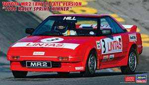 Hasegawa 20638 TOYOTA MR2 (AW11) VERSION FINALE « VAINQUEUR DU RALLYE SPRINT 1986 » 1/24