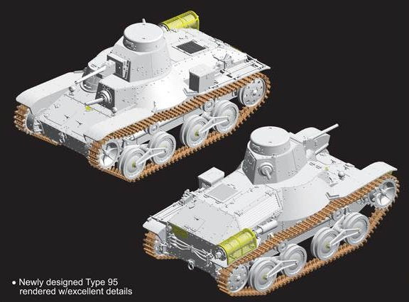Dragon 6770 IJA Type 95 Light Tank Ha-Go Late Production 1/35 – obrázek 2
