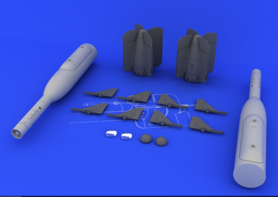 Eduard 648095 GBU-24 bomb 1/48 – imagen 3