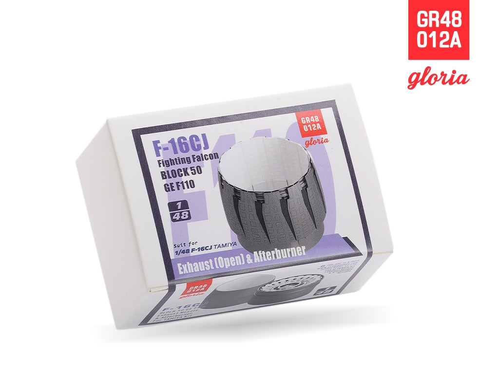 Gloria GR48012A F-16CJ F110-GE Exhaust Nozzle &amp;amp; Afterburner OPEN TAMIYA 1/48 – image 4