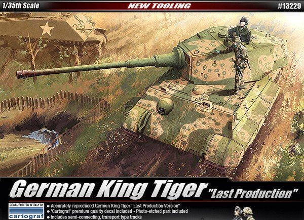 Academy 13229 German King Tiger Last Production 1/35
