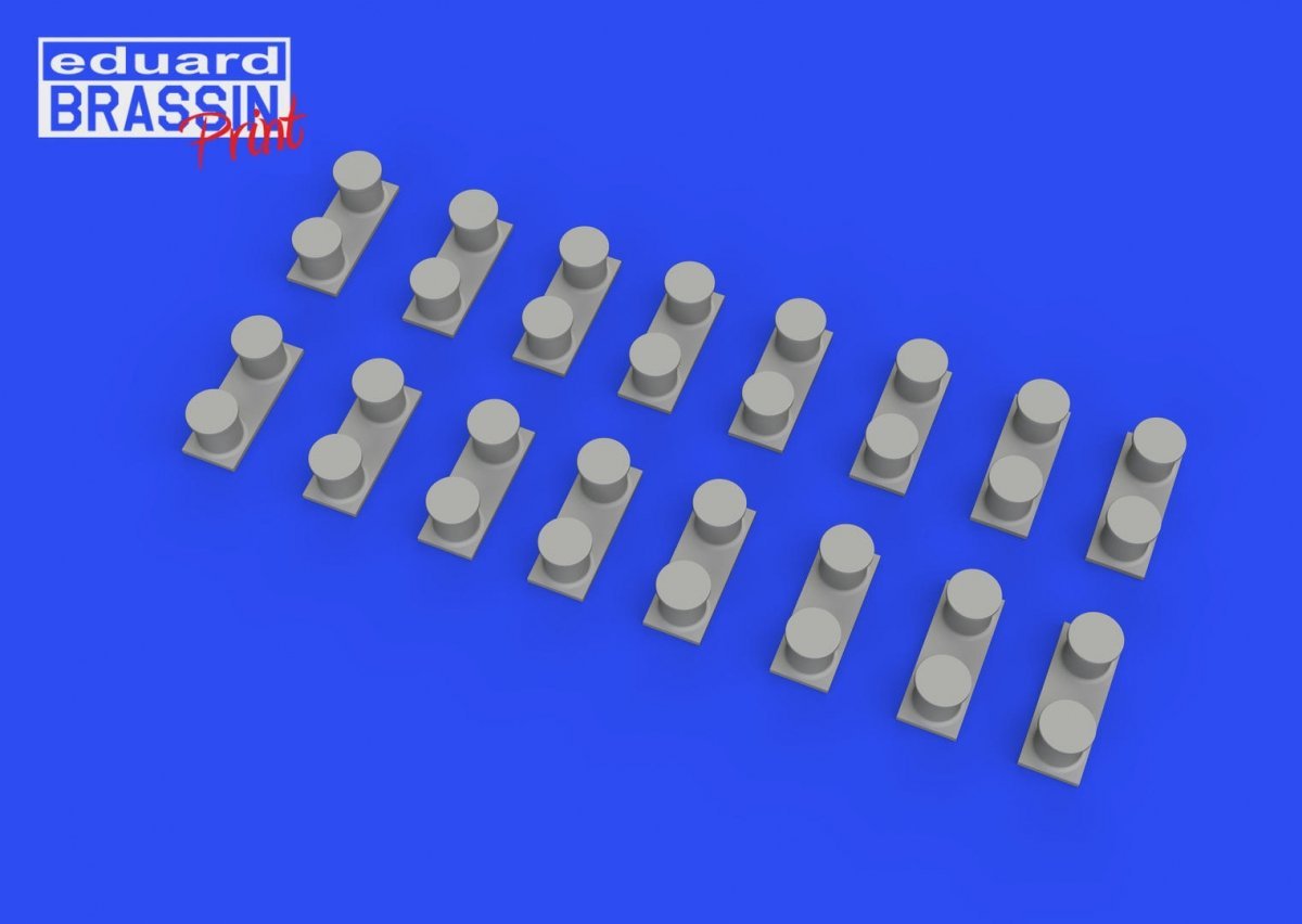 Eduard 653010 WWII USN battleship bollards PRINT 1/350 – obrázek 2