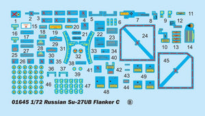 Trumpeter 01645 Russian Su-27UB Flanker C Fighter (1/72) – Bild 7