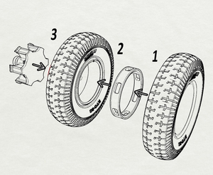 Panzer Art RE35-583 Lancia 3Ro Road wheels (Libia crosscountry pattern) 1/35 – image 4