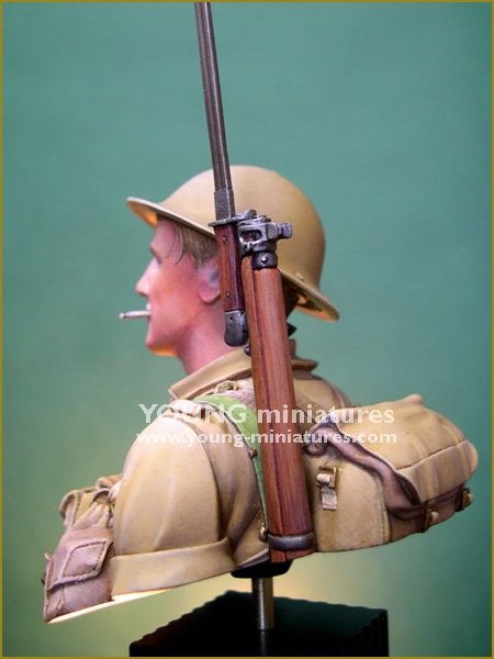 Young Miniatures YM1859 British Soldier Battle of EL ALAMEIN 1942 1/10 – immagine 6