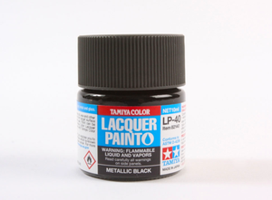 Tamiya 82140 LP-40 Metallic black 10ml – image 3