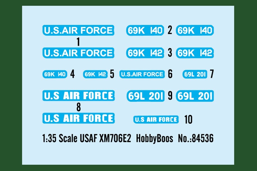 Hobby Boss 84536 USAF XM706E2 1/35 – image 4