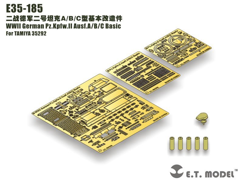 ET Model E35-185 WWII German Pz.Kpfw.II Ausf.A/B/C Basic (For TAMIYA 35292) (1/35)