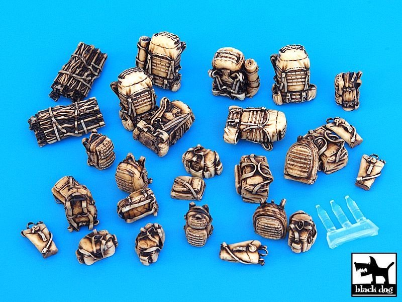 Black Dog T35037 US modern bags accessories set 1/35 – Bild 4