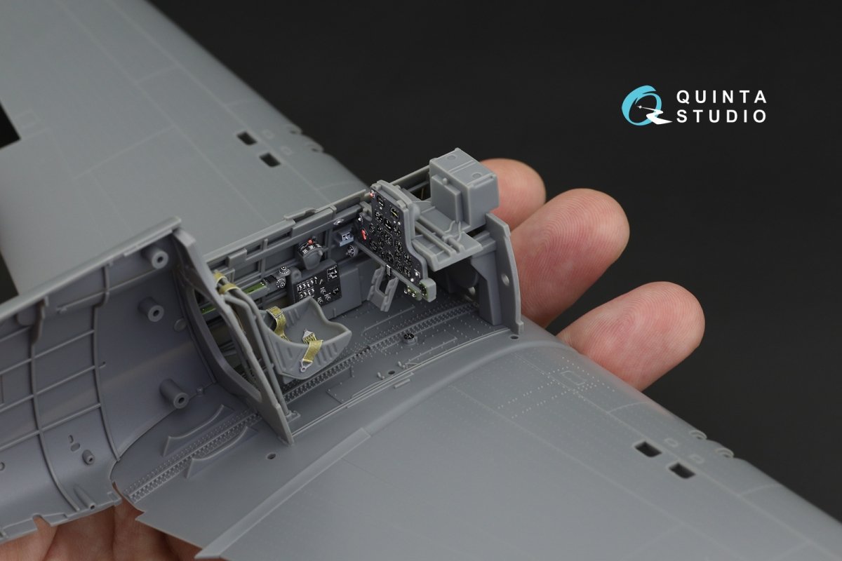 Quinta Studio QD32132 P-40B 3D-Printed &amp;amp; colored Interior on decal paper (GWH) 1/32 – obrázek 9