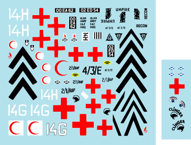 Star Decals 35-C1065 British FV432 and M548 1/35 – zdjęcie 2