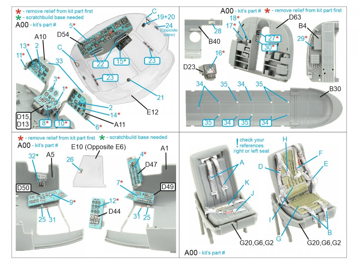 Quinta Studio QD48380 Mi-8MT 3D-Printed &amp;amp; colored Interior on decal paper (AMK) 1/48 – image 2