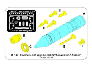 Aber 35P-27 Soviet anti-tank guided rocket 9M14 Malyutka (AT-3 Sagger) – image 7