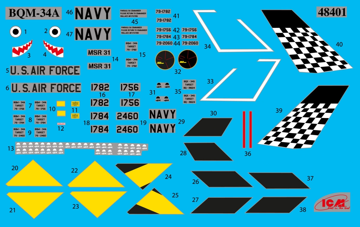 ICM 48399 US Aerial Target Drones 1/48 – image 4