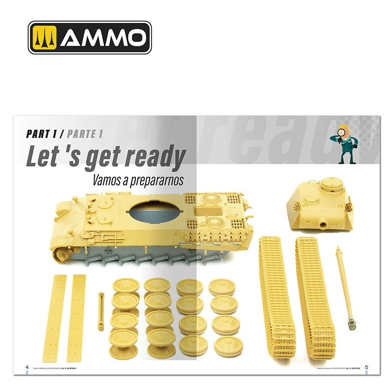 Ammo by Mig 6300 Maquettes à l&amp;#39;échelle pour débutants Vol. 1 : Assemblage (Bilingue anglais et espagnol) – image 4