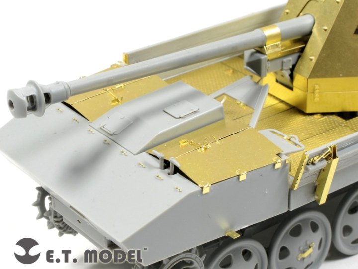ET Model E35-070 WWII German 7.5cm Pak 40/4 auf RSO (For DRAGON 6640) (1/35) – immagine 5