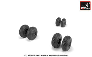 Armory Models AW72062 Mil Mi-26 Halo wheels w/ weighted tires 1/72 – imagen 2