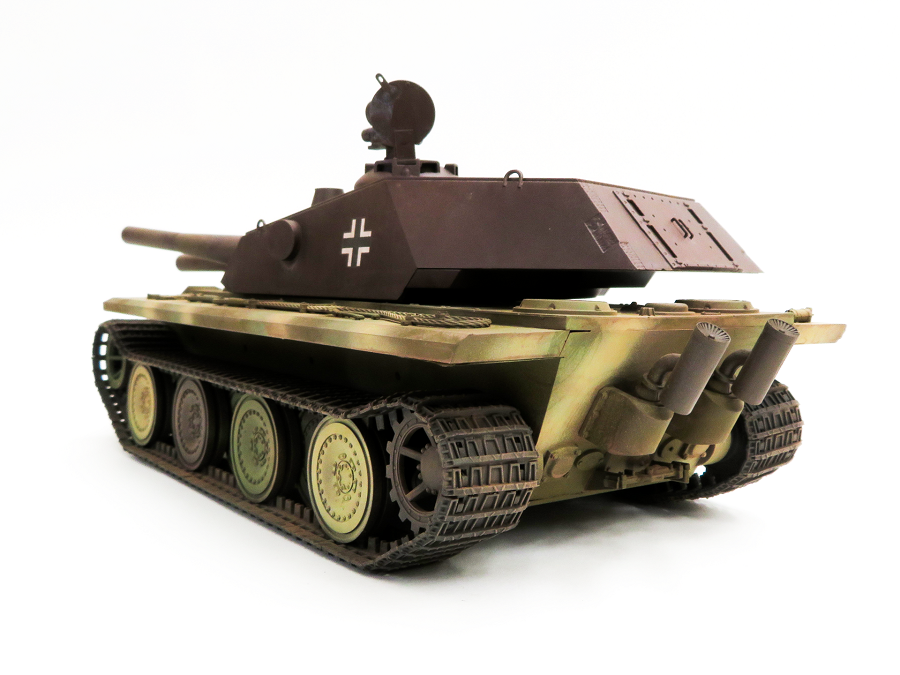 Modelcollect UA35011 Poing de guerre, char lourd allemand E-60 de la Seconde Guerre mondiale avec deux canons d&amp;#39;assaut de 128 mm, échelle 1/35 – image 8