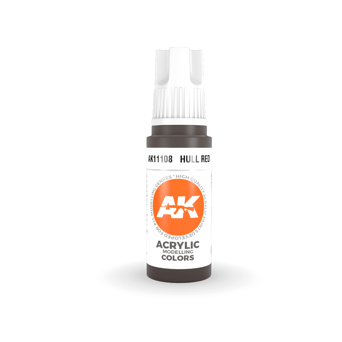 AK Interactive AK11108 HULL RED – STANDARD 17ml