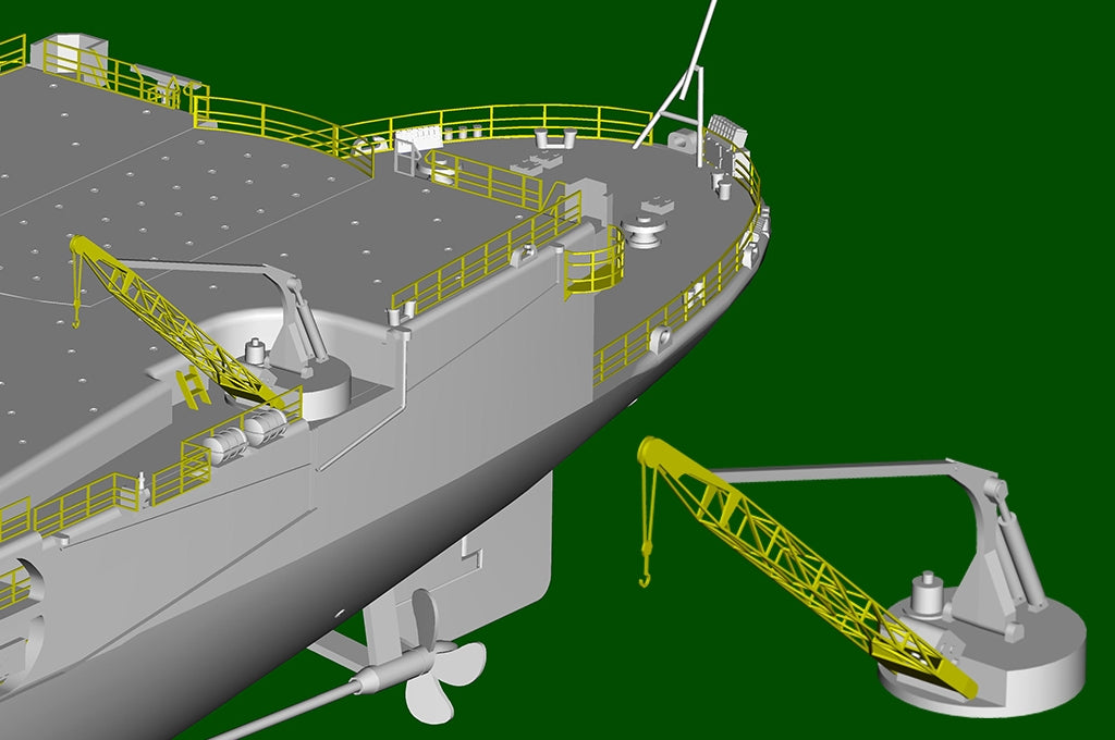 Trumpeter 05635 French Navy Helicopter Cruiser Jeanne dArc 2008 1/350 – image 13