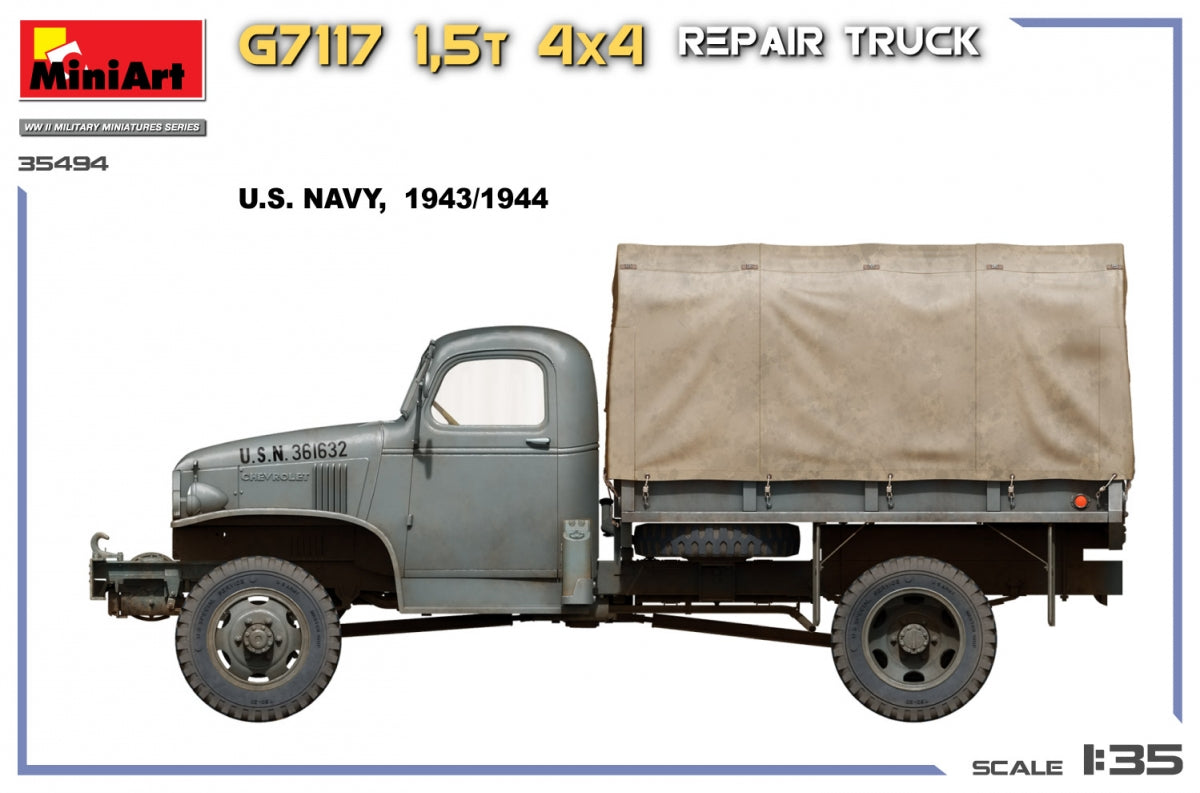 MiniArt 35494 G7117 1.5T 4x4 Repair Truck 1/35 – image 9