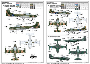 Trumpeter 02889 US A-37B Dragonfly Light Ground-Attack Aircraft 1/48 – image 3