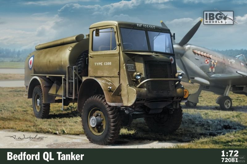 IBG 72081 Bedford QL-citerne 1/72