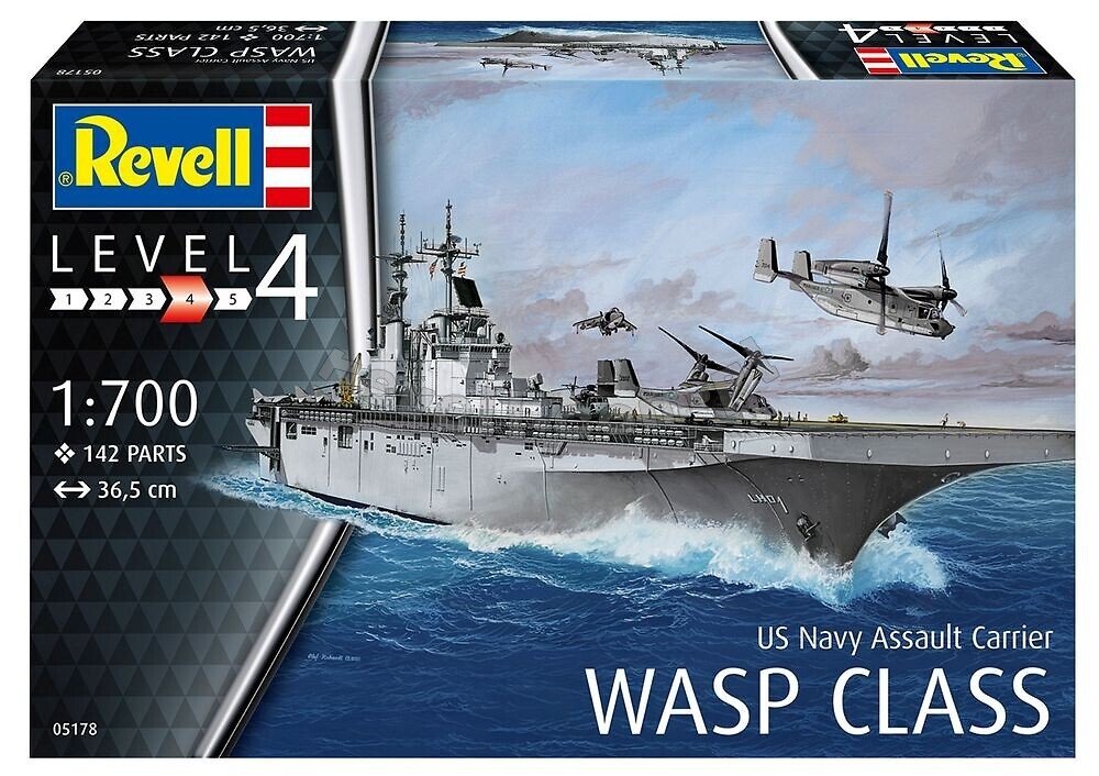 Revell 05178 Assault Carrier USS WASP CLASS 1/700 – image 2