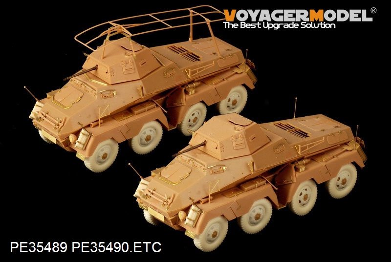 Voyager Model PE35490 WWII German Sd.Kfz.232 8 ROD early version for AFV 35232 1/35 – Bild 11