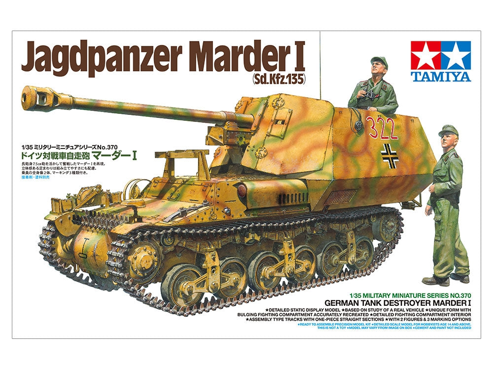 Tamiya 35370 German Tank Destroyer Marder I Sd. Kfz. 135 1/35 – Bild 2