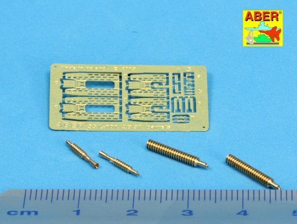 Aber 35L-101 Set of 2 barrels for machine guns ZB 37 used on Pz.35/38(t) tanks 1/35 – obrázek 2
