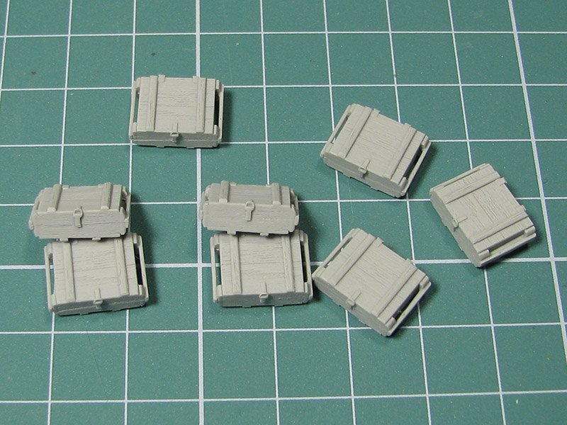 Eureka XXL E-035 Modern Russian Ammo Crates Type I for 7.62mm Ammo (for AK-47 Kalashnikov) 1/35 – image 4