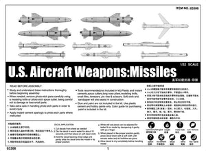 Trumpeter 03306 US Aircraft Weapons: Missiles 1/32 – obrázek 4