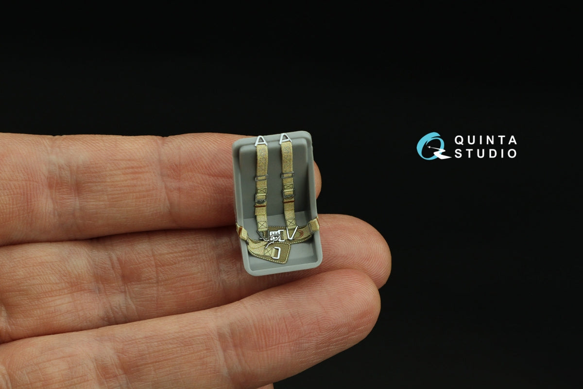 Quinta Studio QR+32033 WWII Luftwaffe fighter seatbelts (with metal buckles) (All kits) 1/32 – obrázek 8