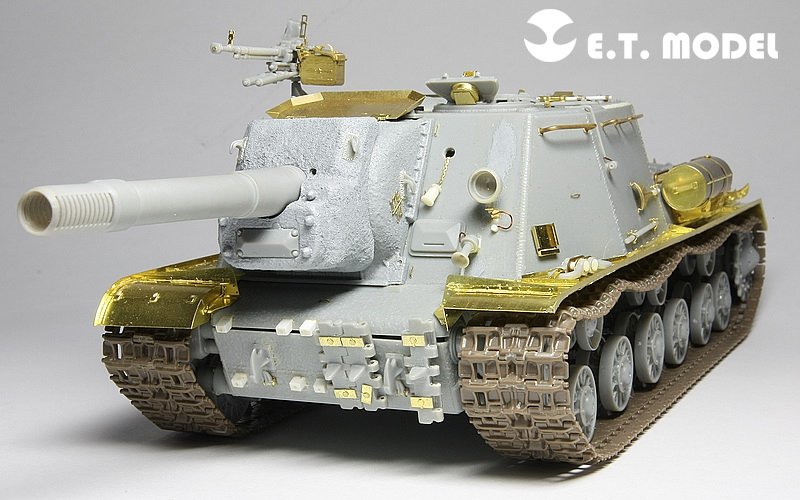 ET Model E35-018 WWII Soviet JSU-152/JSU-122 Basic (Pour kit DRAGON) (1/35) – image 2